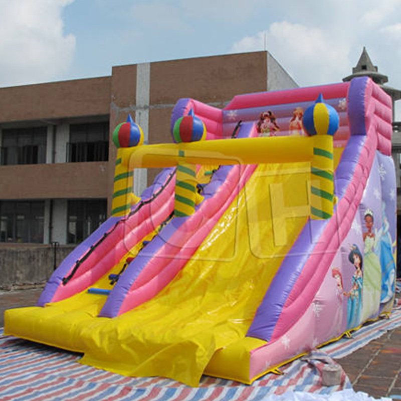 CH Commercial Inflatable Princess Slide For Sale, Mini Inflatable Girl Slide For Party