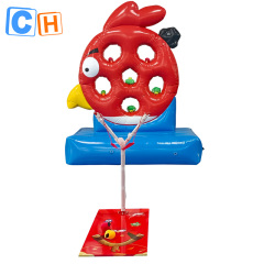 CH New Design Cue Bird Inflatable Games For Children,Slingshot Inflatable Carnival Games For Adults