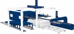 Loading&unloading robot cells for laser cutting machines
