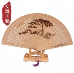 Boutique Pure wood fan, Spanish wood fan, craft fan, fan wholesale, European fan wholesale, cheap fan.