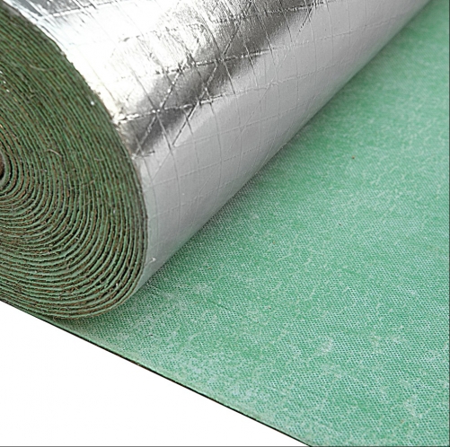 Waterproof Aluminum Foil 2MM Laminated Rubber Underlay - FBRS1011