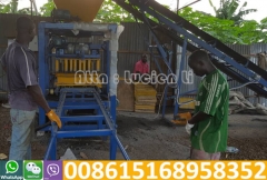 QT4 24 cabro paver block machine in Nairobi Kenya, cement interlocking brick making machine Nakuru