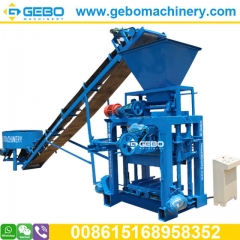 QT40-1 semi automatic cement hollow block making machine