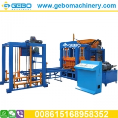 QT4-15 automatic hydraulic cement solid common brick making machine, block making machine production line