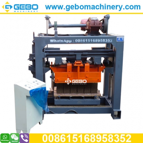 QT40-2 manual operate hollow block making machine