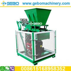 QT2-25 diesel hydraulic interlocking ecological brava clay brick making machine