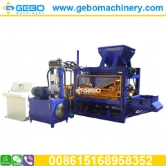 Qt4-18b Hydraulic Fully Automatic Concrete Block Molding Machine Automatic Brick Making Machine