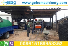 QT3-20 semi automatic hydraulic standard brick making machine successfully put into production in Kelvin North, Bulawayo, Zimbabwe