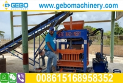QT4-20 semi-automatic hydraulic hollow block making machine in  HAYES, CLARENDON, JAMAICA