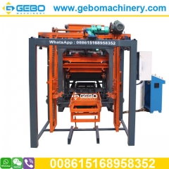 QT4-25 automatic block making machine, cement brick moulding machine