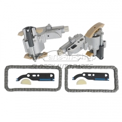 New Timing Chain Tensioners Kit Left &amp; Right + 2 Chains for Audi A6 A8 VW Touareg Phaeton 077 109 087 088 C E P,058 109 229 B