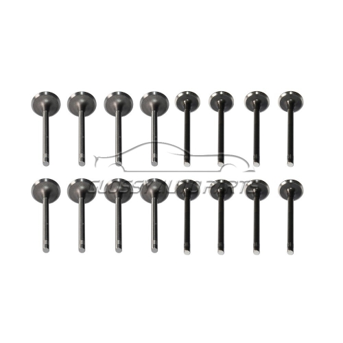 16 PCS EXHAUST &amp; INTAKE  VALVES  FOR AUDI A1 A2 SEAT IBIZA III IV INCA LEON SKODA VW polo golf bora PASSAT1.2 1.4 1.6 1.4TFSI