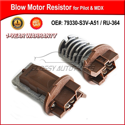  OEM# 79330S3VA51, RU-364, RU364 Rear Blower Motor Resistor for Acura MDX  for Honda Pilot