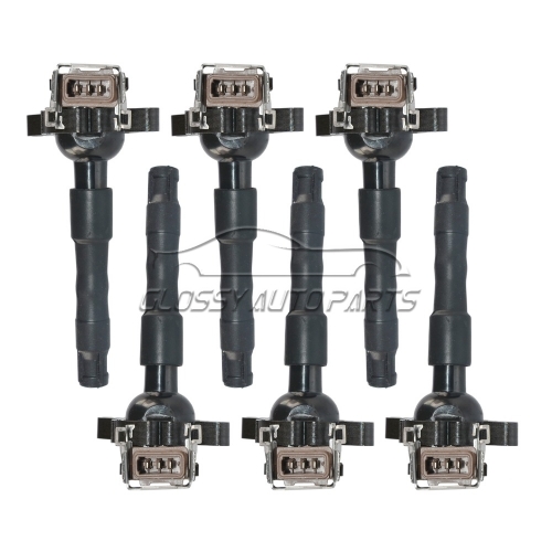 6pcs Ignition Coil For BMW 323Ci 323i 325Ci 2.5L L6 M3 M5 X5 ROVER 12 13 7 599 219 12 13 1 703 825 12 13 9 067 830 NEC101000SLP NEC101000 GCL307