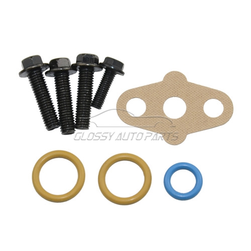 Turbo Mounting Bolt Gasket Kit For FORD 6.0 6.0L F250 F350 F450 F550 3C3Z9439AA 3C3Z9433BJ 3C3Z9T514AG 3C3Z9439BJ 3C3Z0433AA Turbo Hardware Kit