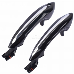 Front Left and Right Door Handle For BMW F07 F10 F11 F06 F12 F13 F01 F02 F03 F04 Black 51217231931 51217231932