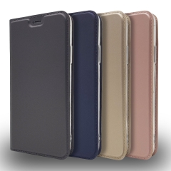 Ultrathin Leather Flip Cover Case For iPhone X