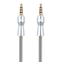 Stylish Aluminium Spring Audio Cable HS010