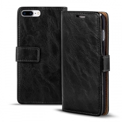 Classcial Bark Grain Smart Phone Wallet Leather Case