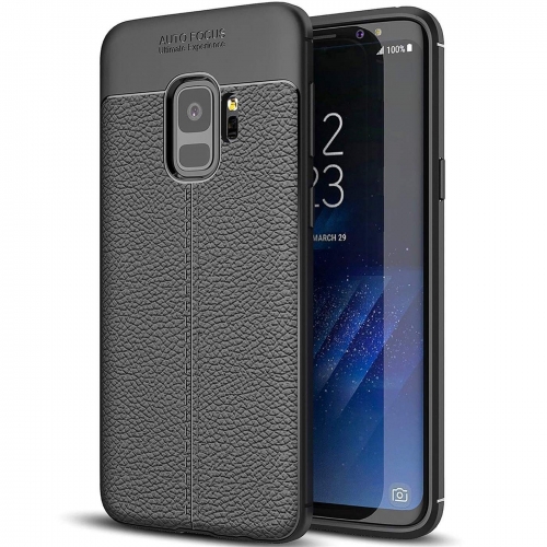Litchi Leather Striae TPU case for Samsung S9 and iPhone X
