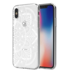 Exquisite Pattern Transparent Bumper TPU Case