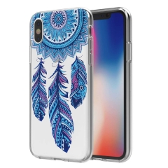 Exquisite Pattern Transparent Bumper TPU Case