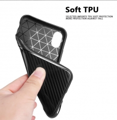 New Design Carbon Fibre TPU Gel Case for Samsung and iPhone X