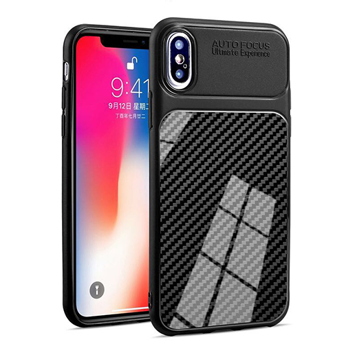 New Design Carbon Fibre TPU Gel Case for Samsung and iPhone X