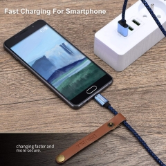 Classical Nylon Weaving 2A USB Charging Cable