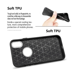Metal Buttons And Brushed Pattern TPU Phone Case