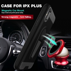 Magnetic Car Mount Holder Hybrid Phone Case