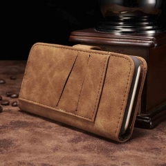 Removable Multi-functional Retro Wallet Leather Case