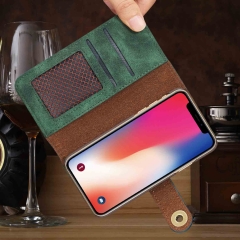 Removable Multi-functional Retro Wallet Leather Case