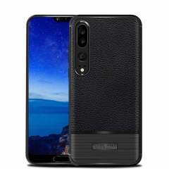 Rugged Armor Litchi Leather Striae TPU Phone Case