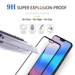 Huawei P20 Lite 5D Curved Full Screen Tempered Glass Protector