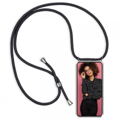 Transparent TPU Necklace Phone Case with Cord Straps Premium lanyard case handykette