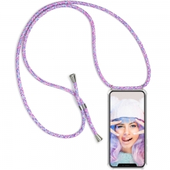 Transparent TPU Necklace Phone Case with Cord Straps Premium lanyard case handykette