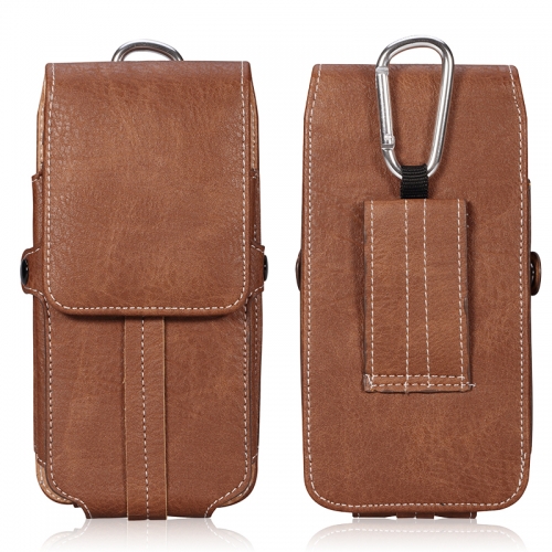 PU Leather Flip Waist Phone Bag with Card Slots