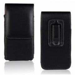 Vertical PU Leather Waist Belt Clip Pouch Case