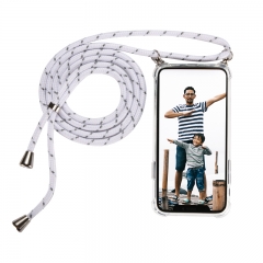 Transparent TPU Necklace Phone Case with Cords