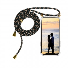 Transparent TPU Necklace Phone Case with Straps