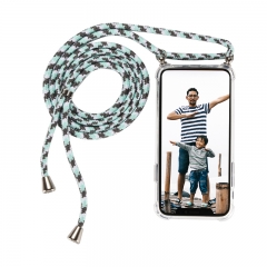 Transparent TPU Necklace Phone Case with Cords