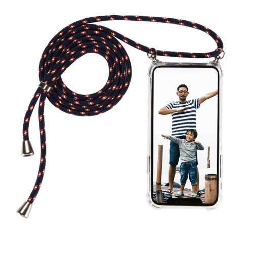 Transparent TPU Necklace Phone Case with Cords