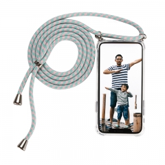 Transparent TPU Necklace Phone Case with Cords