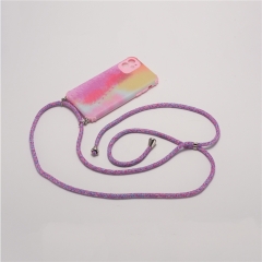 Watercolor Lanyard Phone Case with Straps