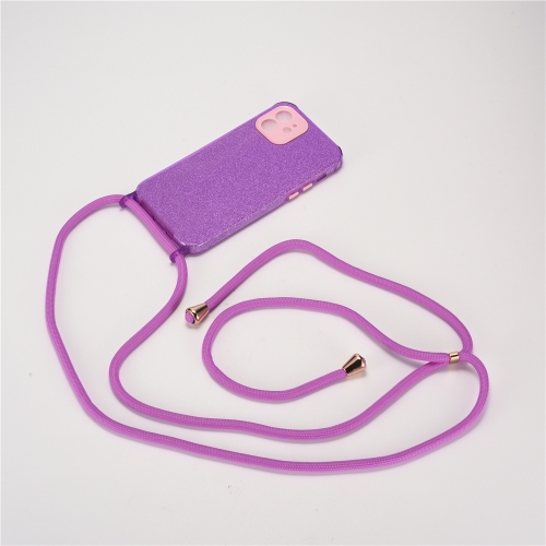 Glitter Crossbody Phone Case with cord