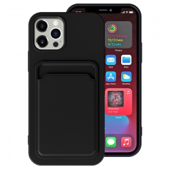 TPU wallet case for iphone 12 pro case with card holder