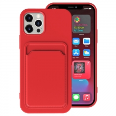 TPU wallet case for iphone 12 pro case with card holder