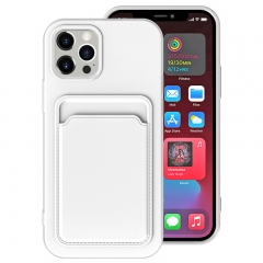 TPU wallet case for iphone 12 pro case with card holder