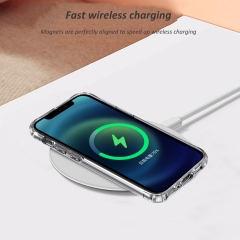 For iPhone 13 Pro Max Magnetic Case with Magsafe Clear Case for iPhone 13 ProMax Cover Support Wireless Charging